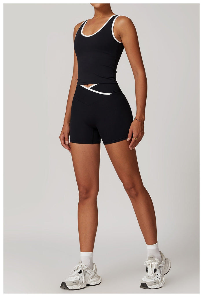 Aiko Crop Top & Shorts Set