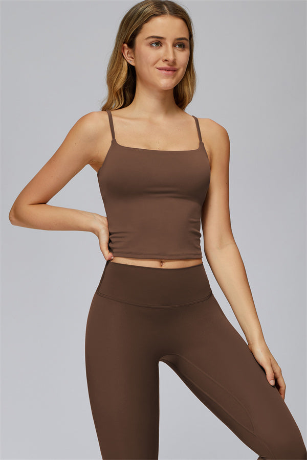 The FlexCore Crop Tank Capri Leggings 2-Piece Set