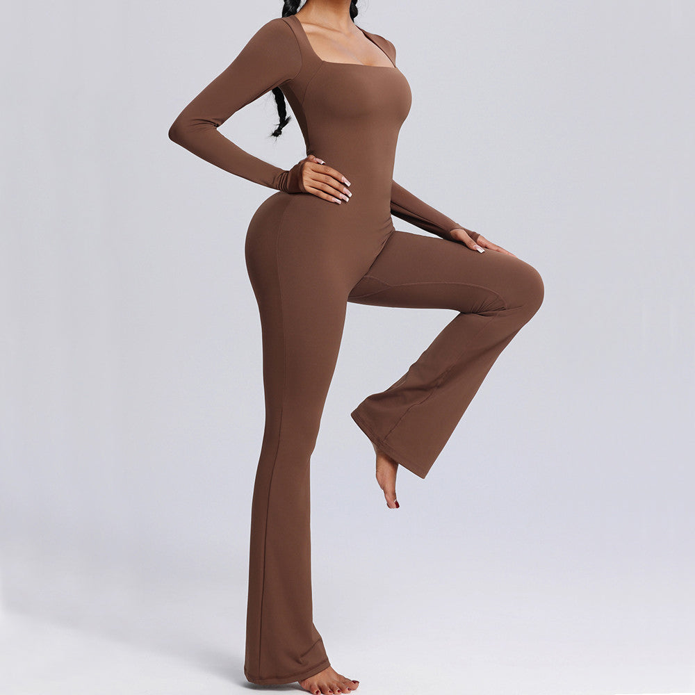 Zyla Longsleeve Flared Jumpsuit
