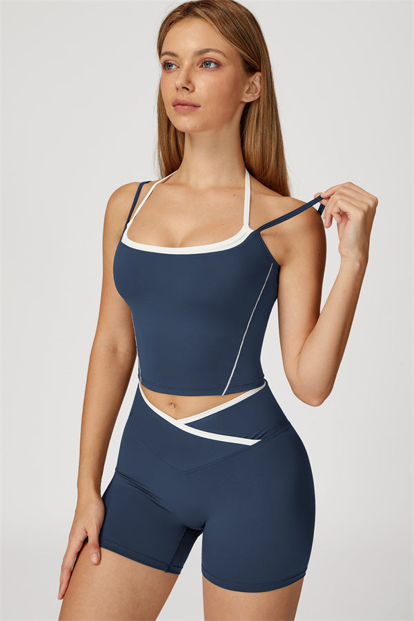 The Radiant Crop Top Shorts 2-Piece Set