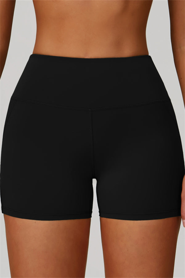 The Bold Cross Back Sports Bra Shorts 2-Piece Set