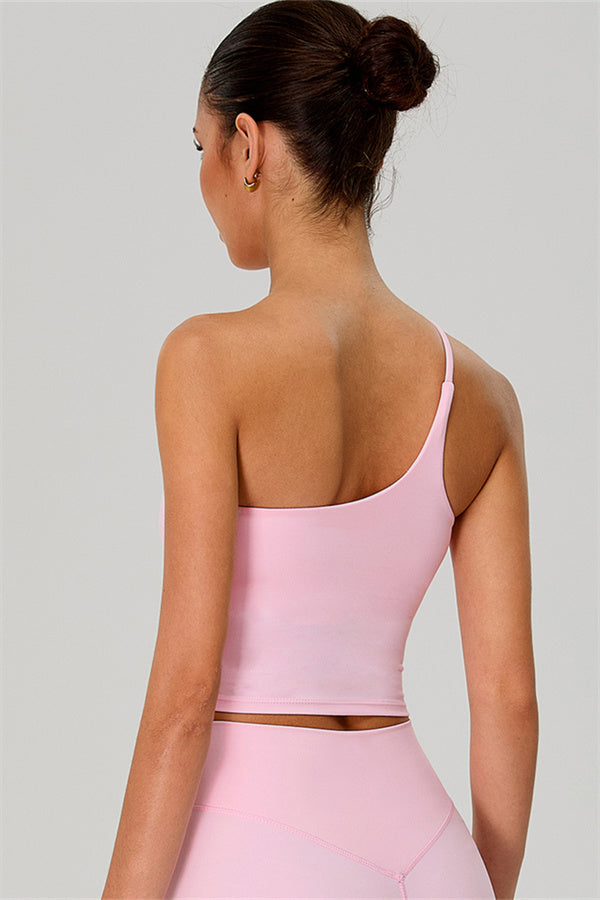 The Jewel One-Shoulder Crop Top