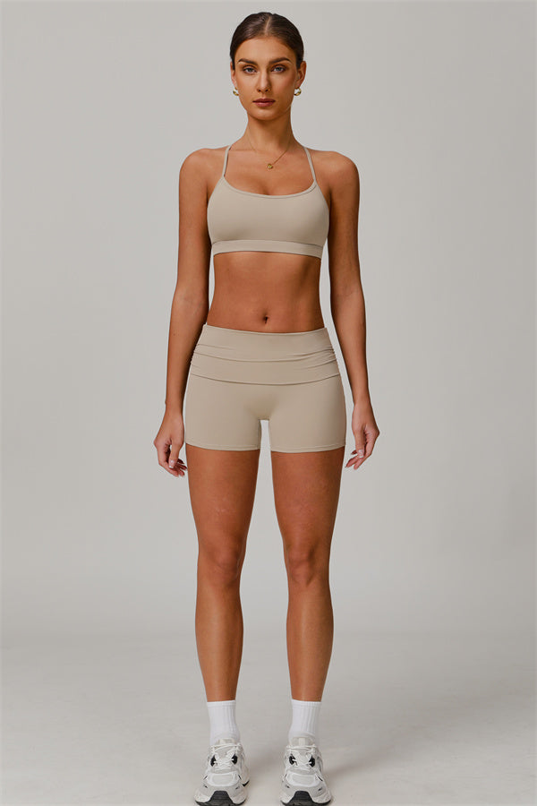 The Juno Star Sports Bra Shorts 2-Piece Set