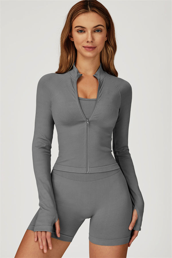 The Sculpt Jacket Shorts 2-Piece Set