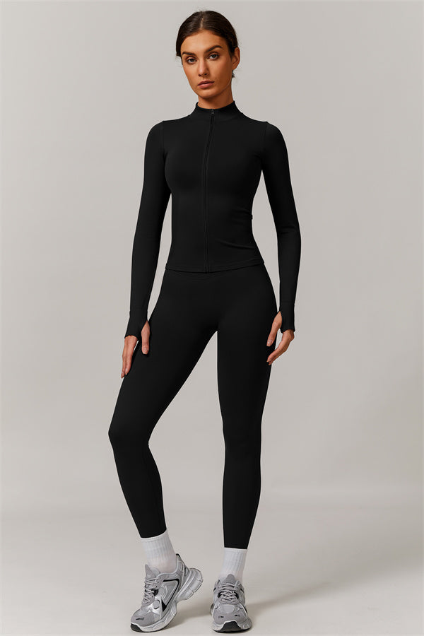 The Nova Luxe Jacket Sports Bra Leggings 3-Piece Set