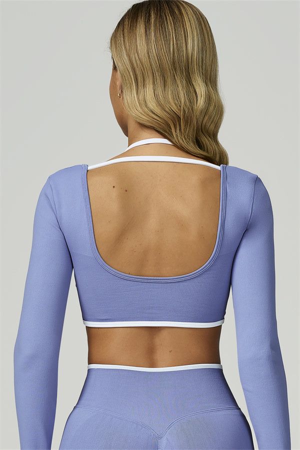 The Prime Line Long Sleeve Crop Top Carolina