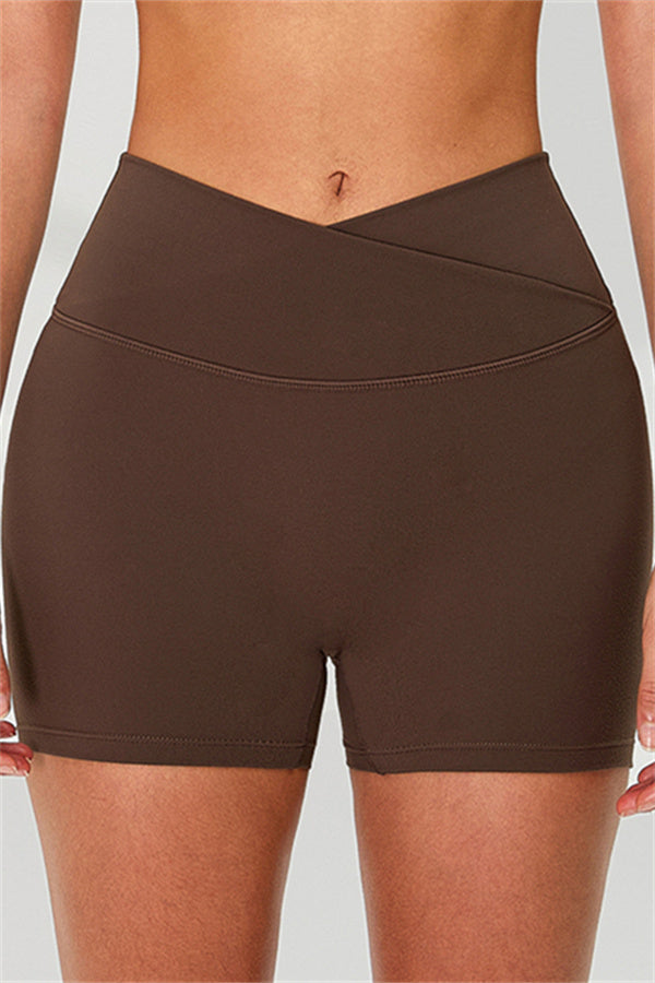 The Jewel Crop Top Crossover Shorts 2-Piece Set