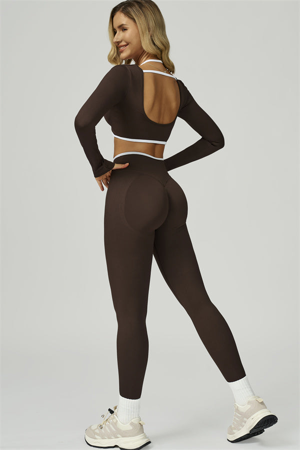The Prime Line Long Sleeve Crop Top