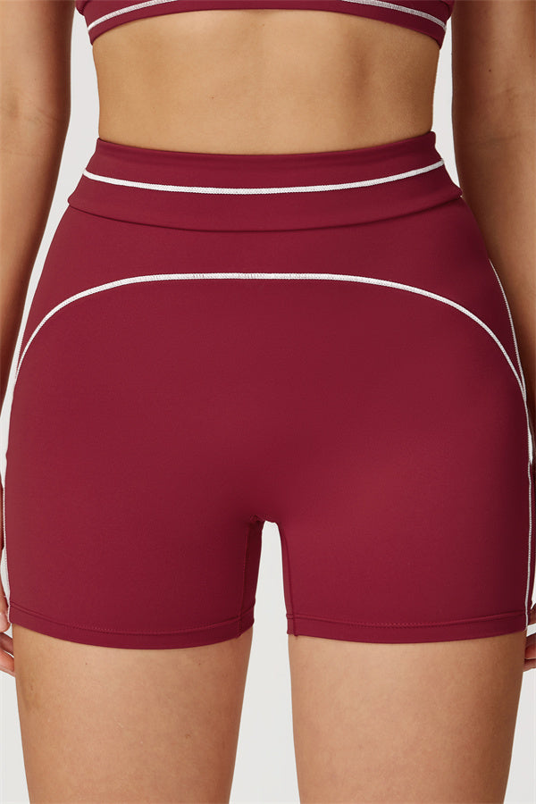 The Amara Shorts Burgundy