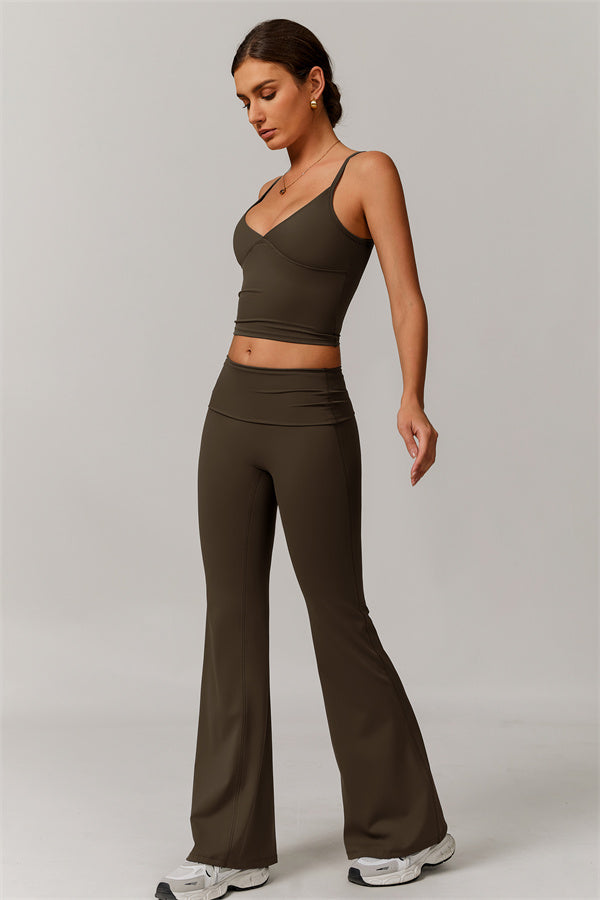 The Vigor Tank Top Flared Leggings 2-Piece Set