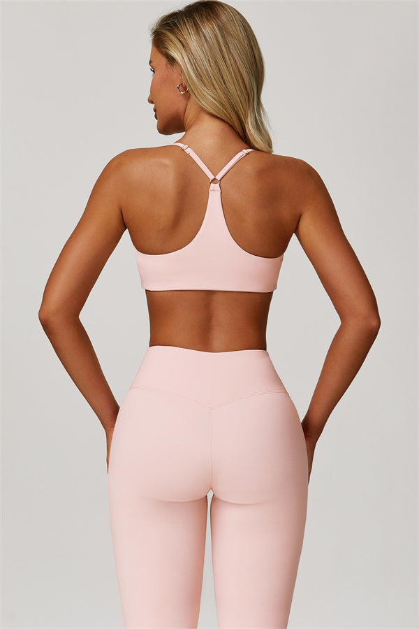 The Refresh Jacket Sports Bra Flared Leggings 3-Piece Set
