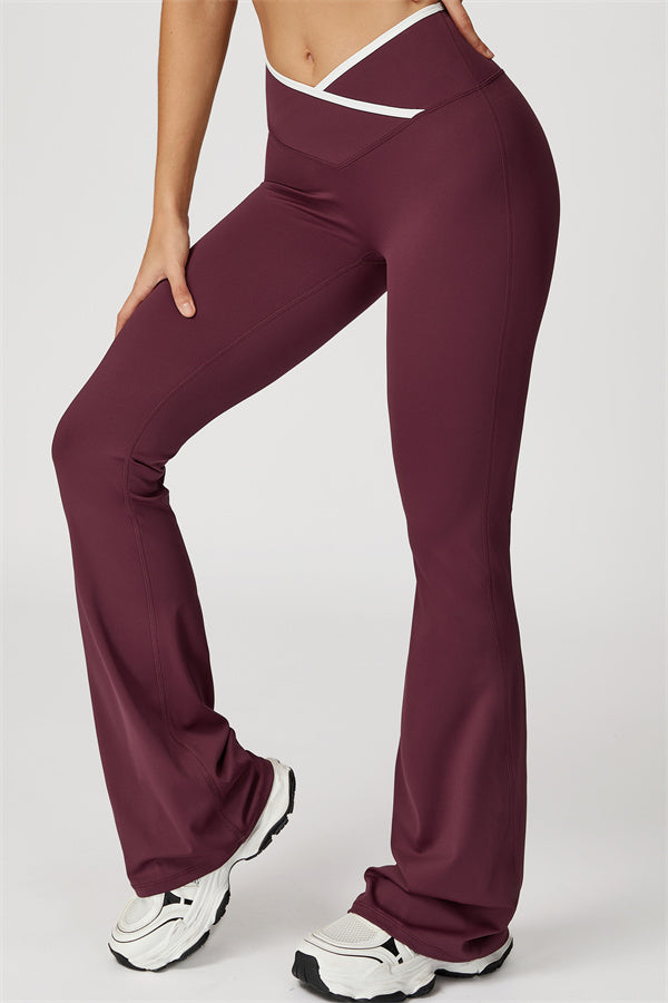 The Radiant Crop Top Flared Leggings 2-Piece Set