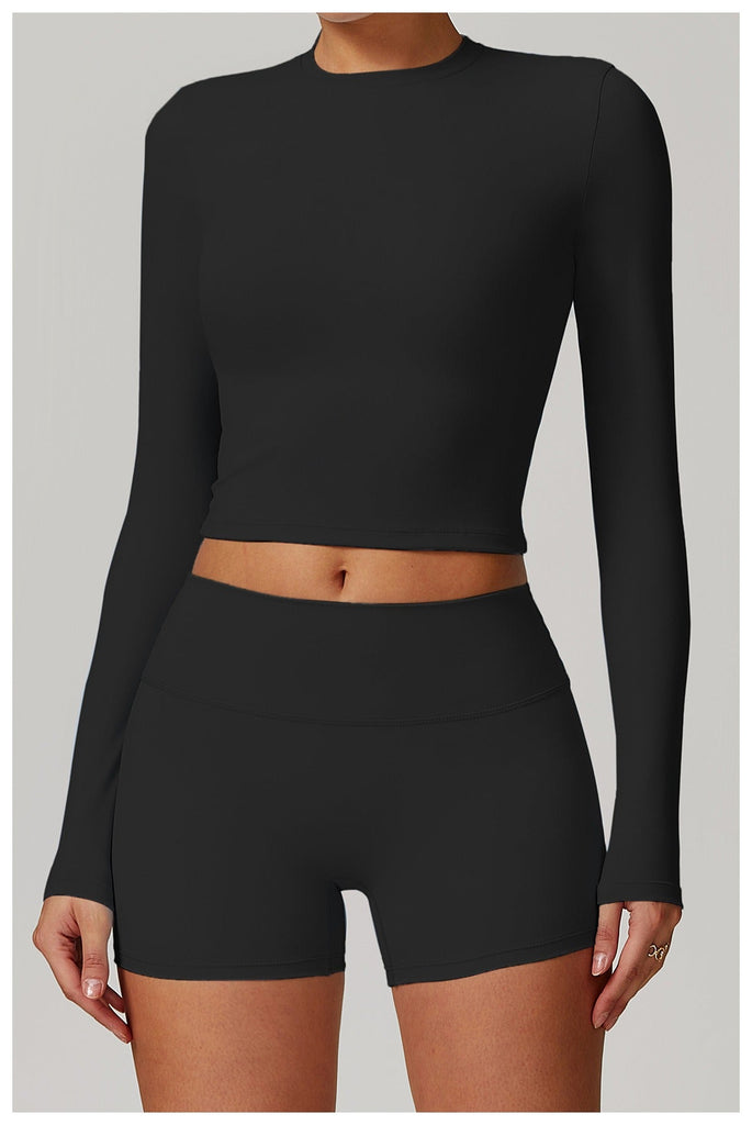 Butter Longsleeve Crop Top