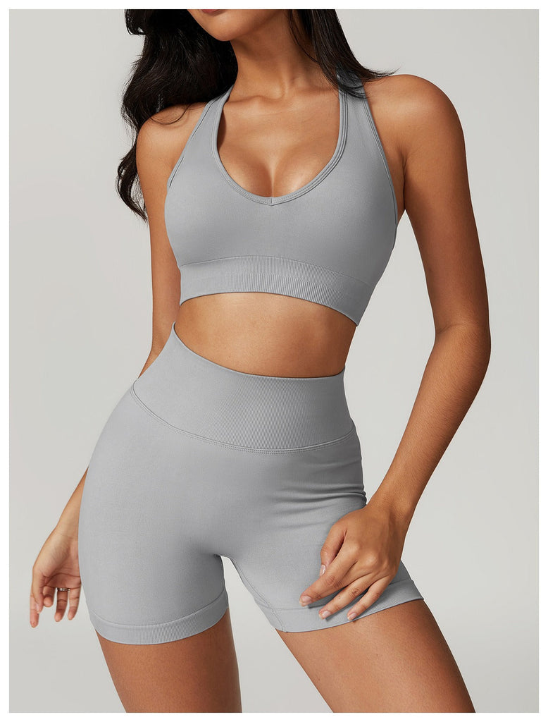 Avery Halter Top & Shorts Set