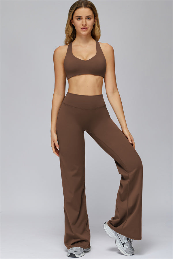 The FlexCore Sports Bra Flared Leggings 2-Piece Set