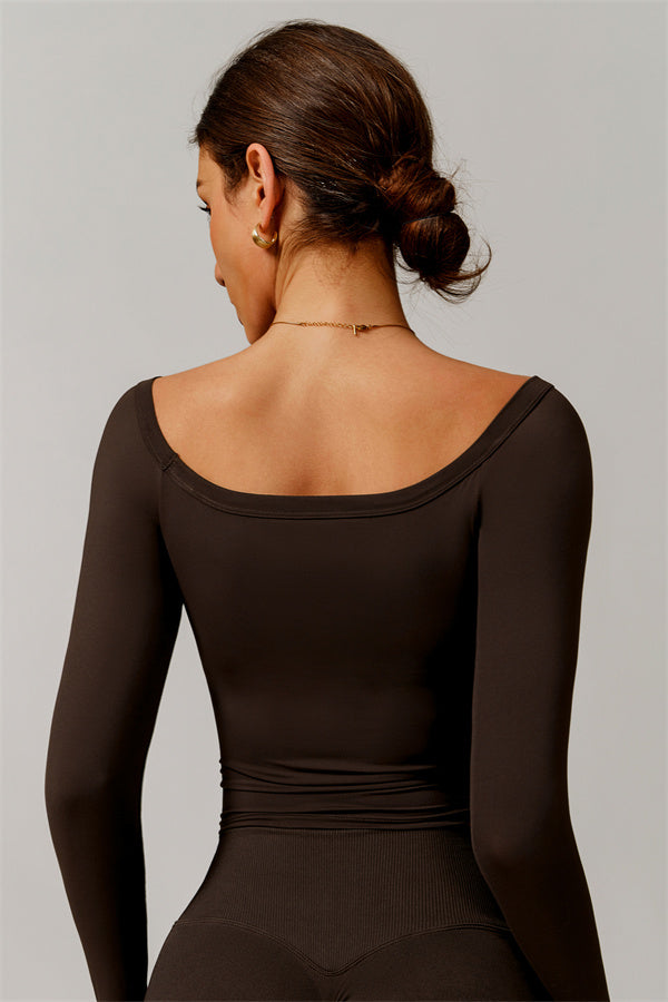 The Vivid Long Sleeve Crop Top