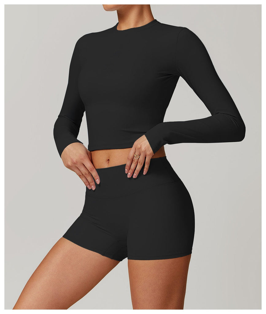 Butter Longsleeve Crop Top