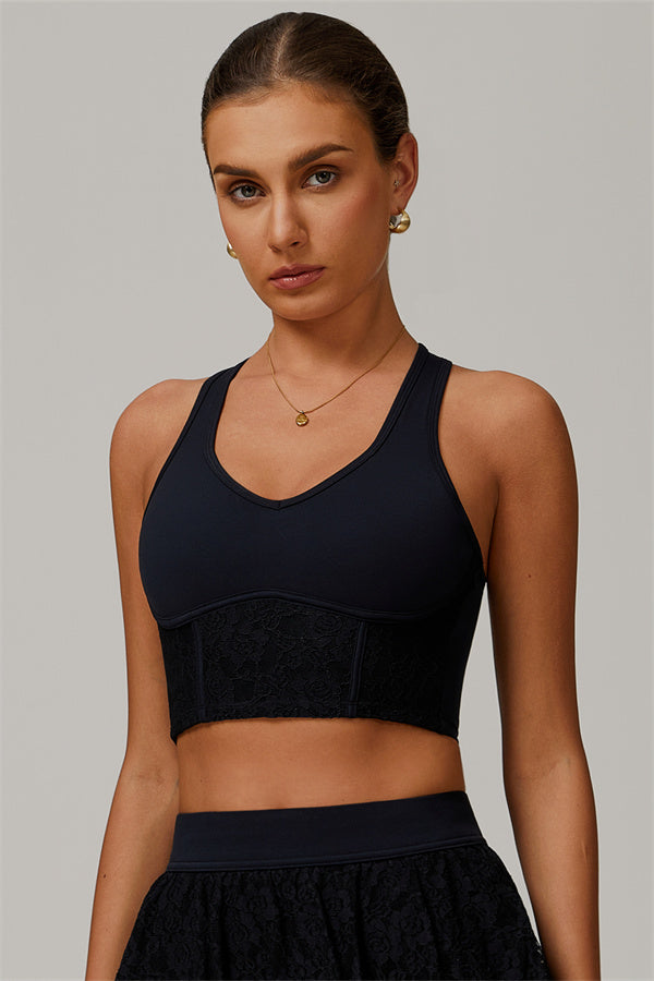 The Wonder Crop Top Black