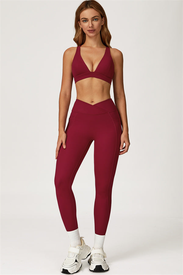 The Glacier Sports Bra Leggings 2-Piece Set