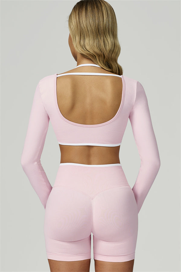 The Prime Line Long Sleeve Crop Top