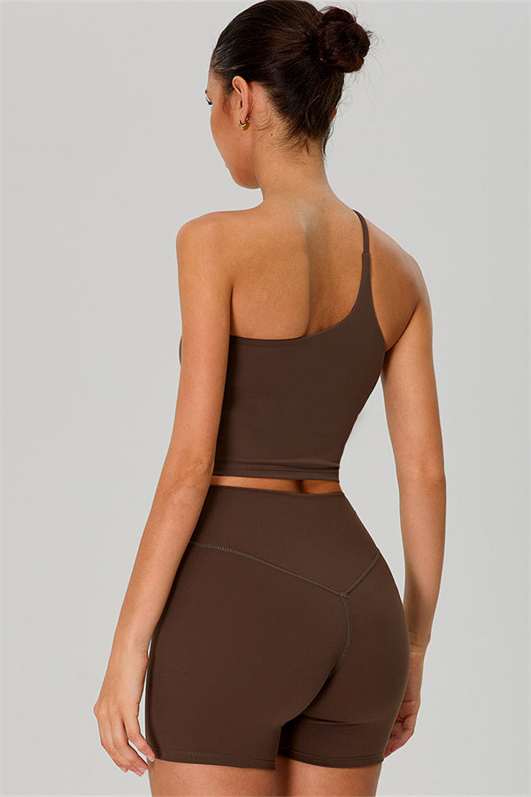 The Jewel One-Shoulder Crop Top