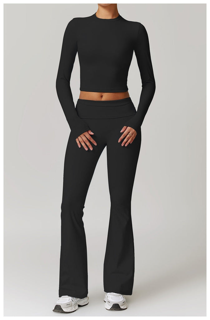Butter Longsleeve Crop Top