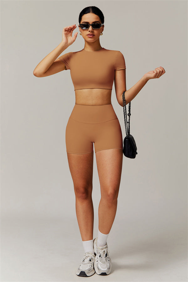 The Delicate Crop Top Shorts 2-Piece Set