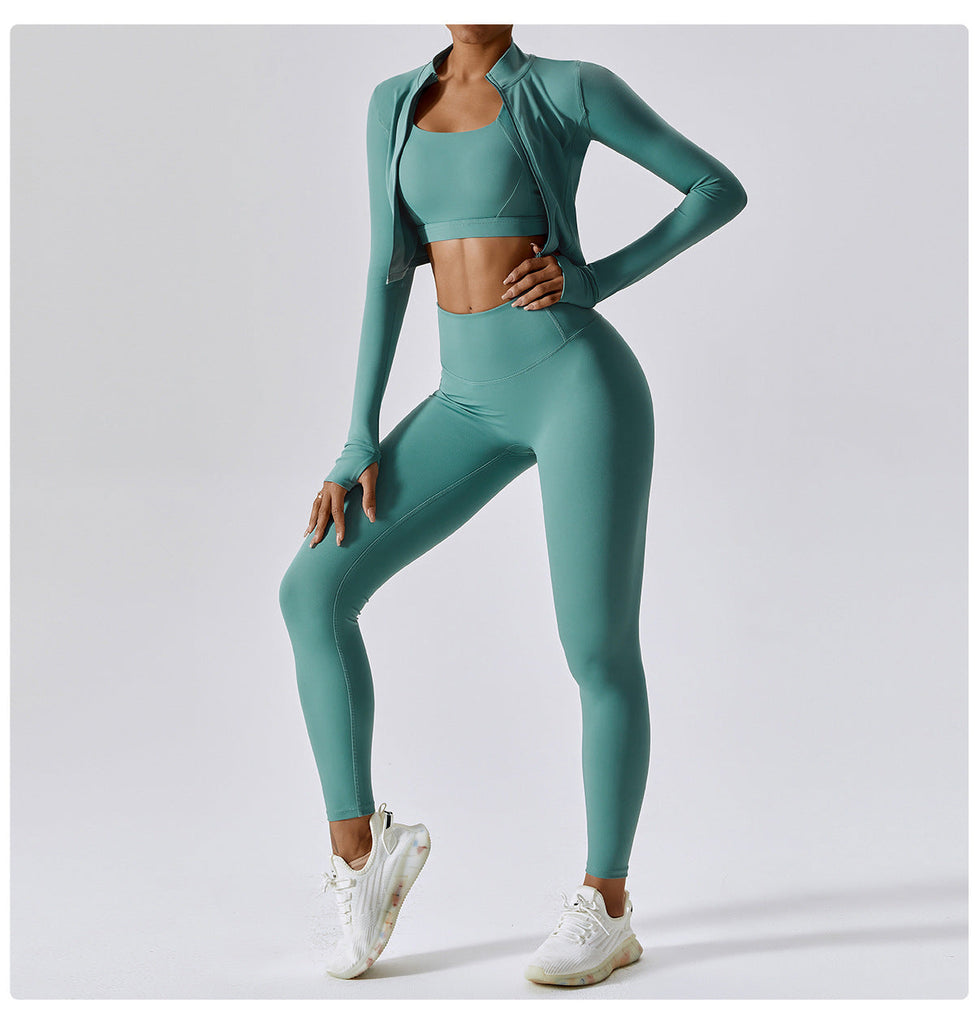Thea Zip Longsleeve Top