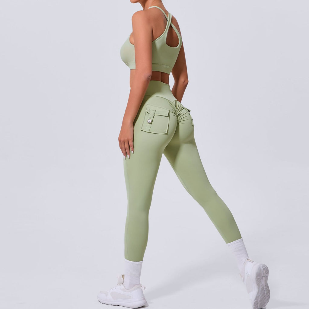 Alisha Bra Top & Leggings Set