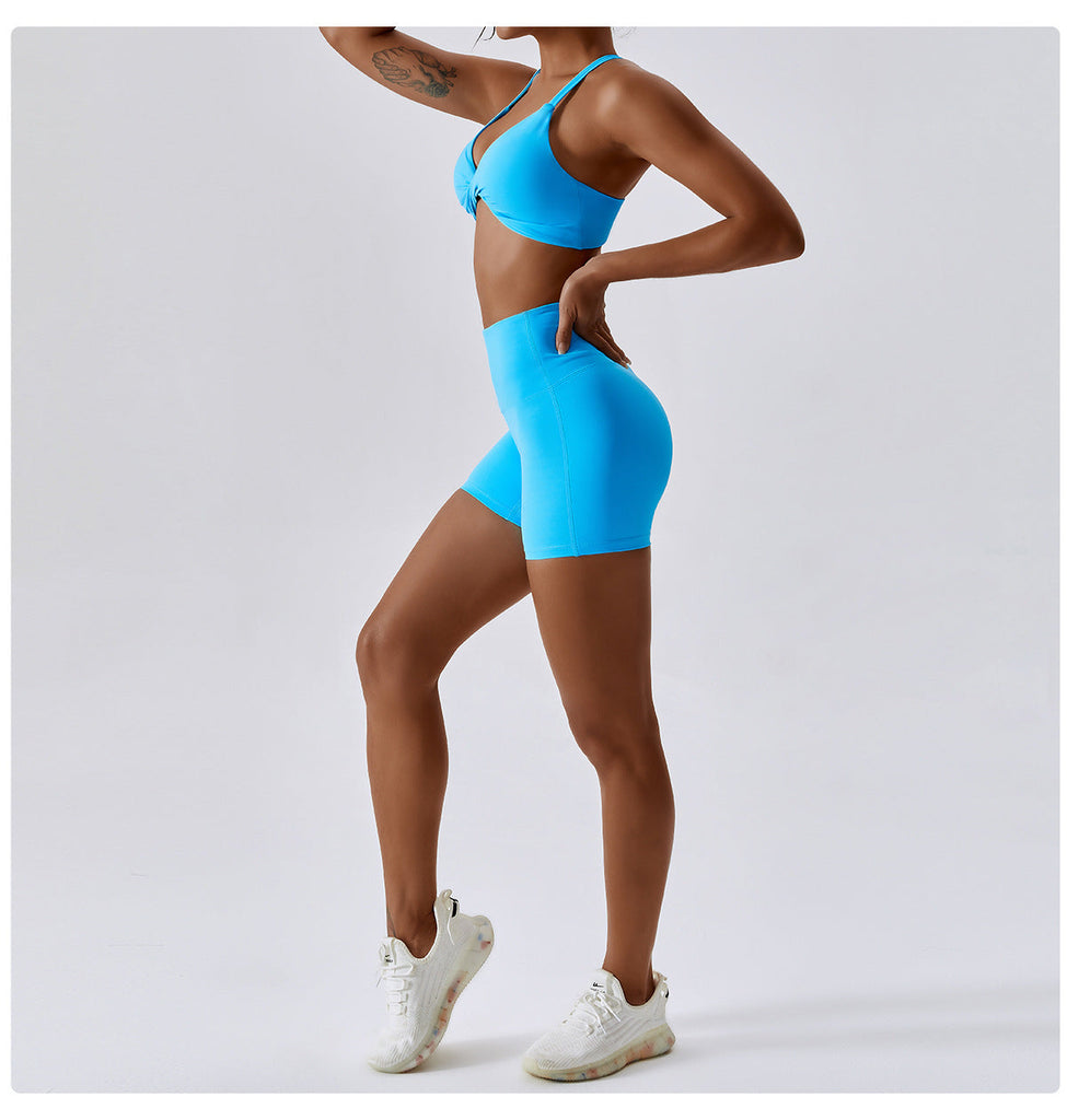 Ibiza Twist Bra Top & Shorts Set