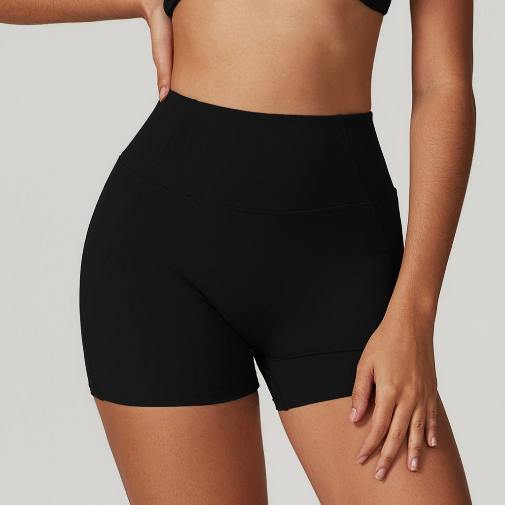 Mira Scrunch Shorts Black