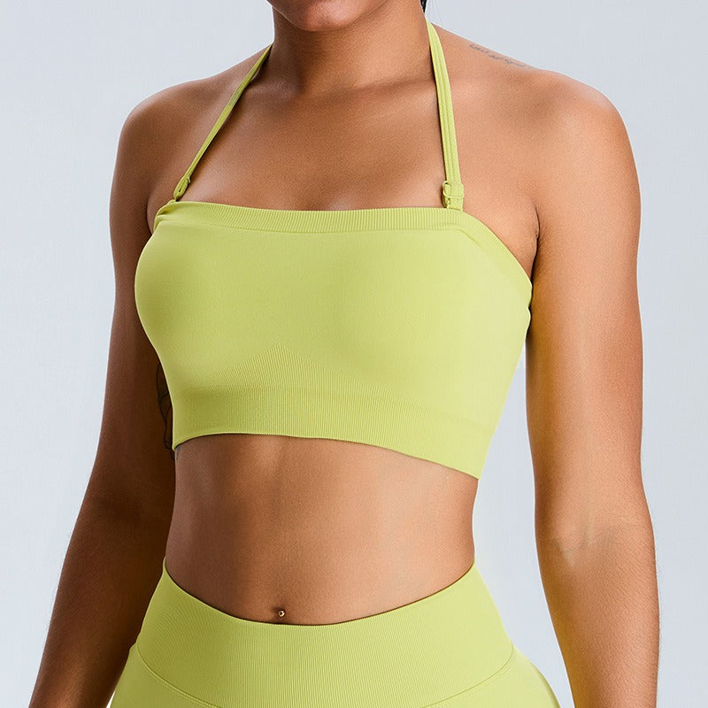 Mari Seamless Tube Bra Top Neon