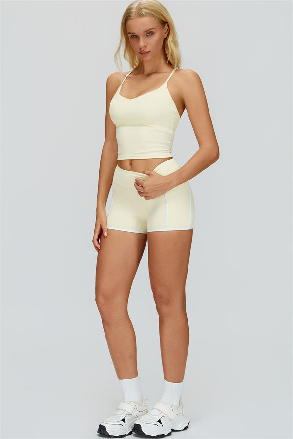 The Whisper Crop Top Shorts 2-Piece Set