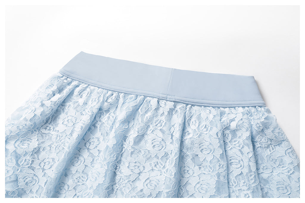 Lace Finest Side Pockets Skort