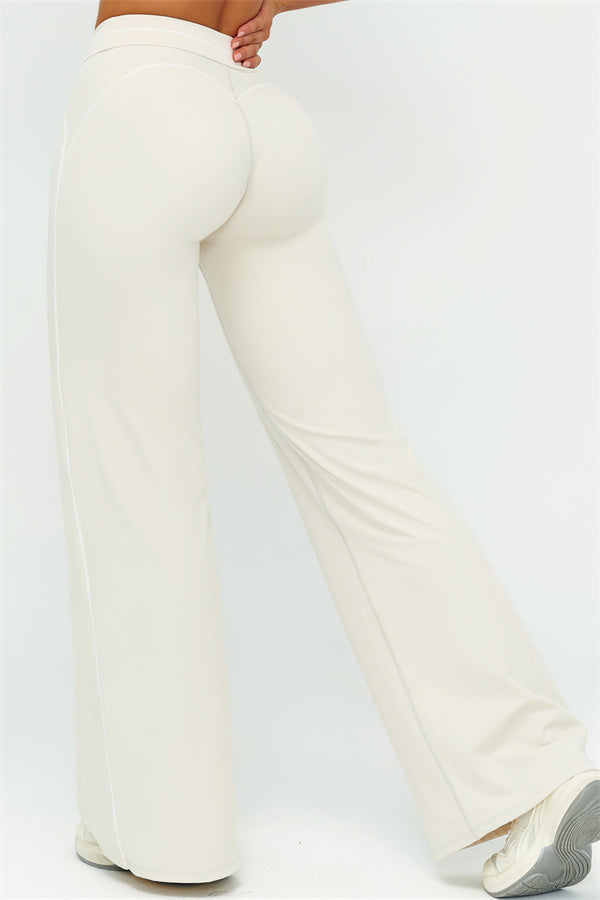 The Amara Flared Leggings Champagne