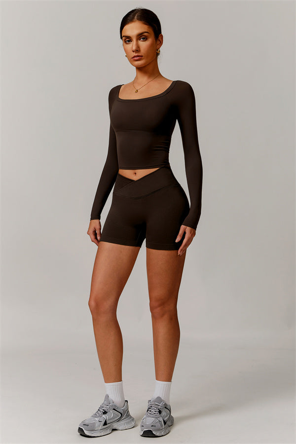 The Vivid Long Sleeve Crop Top