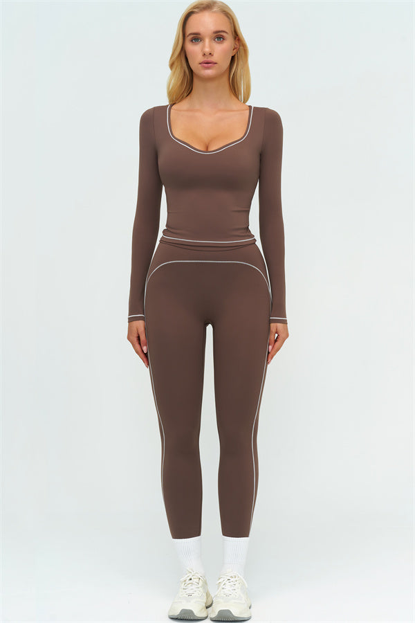 The Amara Long Sleeve T-shirt Leggings 2-Piece Set