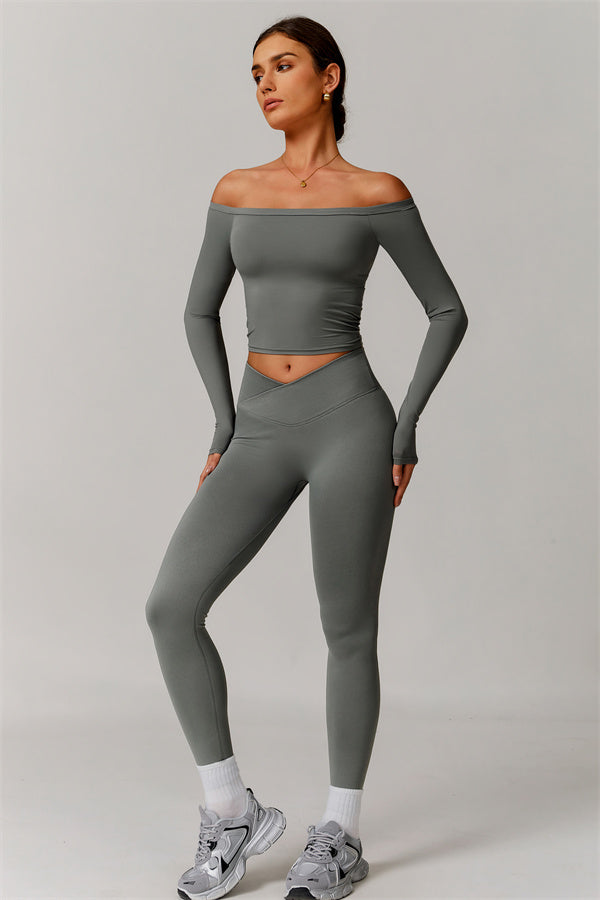 The Vivid Long Sleeve Crop Top
