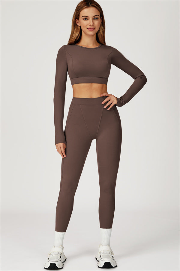 The Conquer Long Sleeve T-shirt Leggings 2-Piece Set