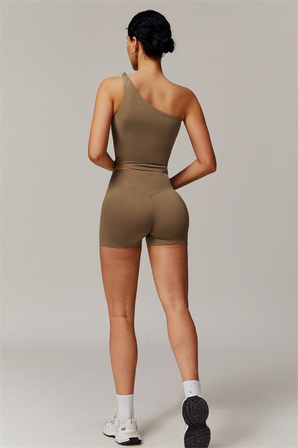 The Luxe One-Shoulder Crop Top