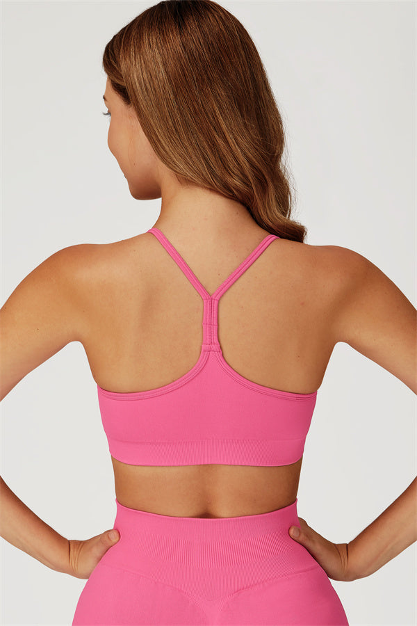 The Sculpt Sports Bra Rose Pink