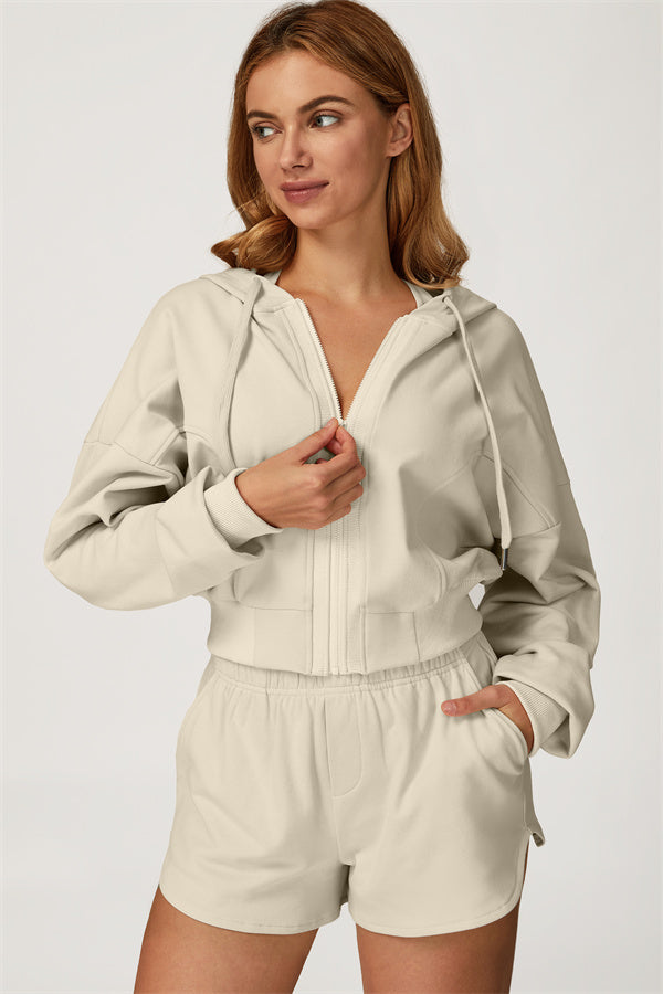 The Glacier Crop Hoodie