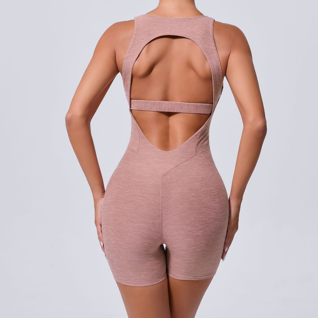 Abby Marl Backless Romper image 31