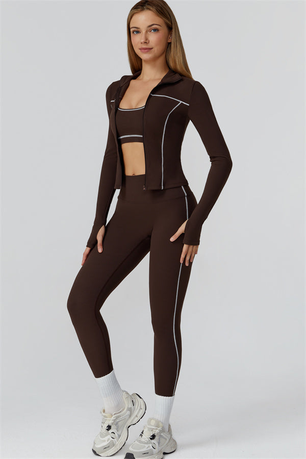 The Venus Zip Longsleeve Top