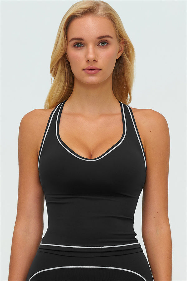 The Amara Crop Top Black