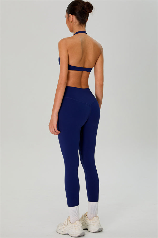 The Solid Sports Bra Leggings 2-Piece Set