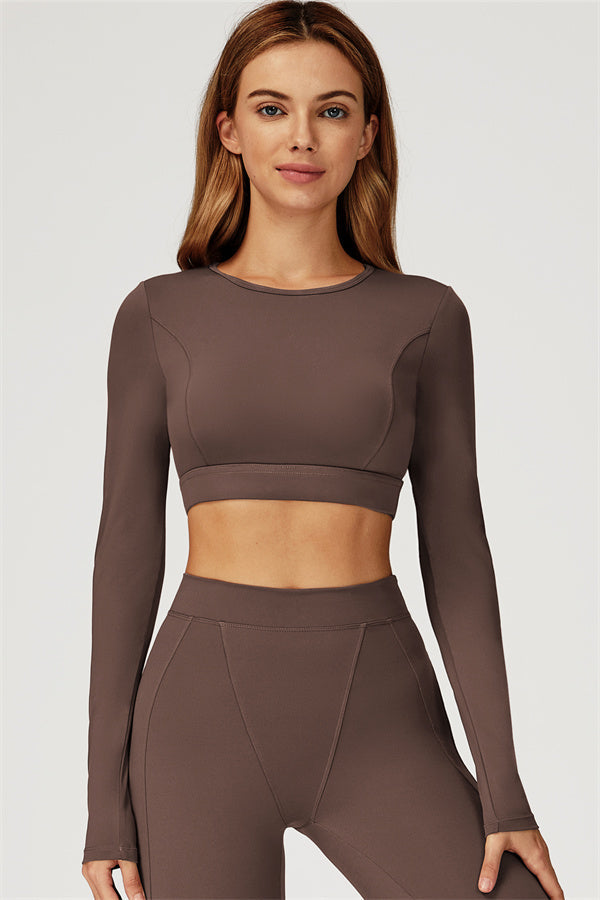 The Conquer Long Sleeve T-shirt Shorts 2-Piece Set