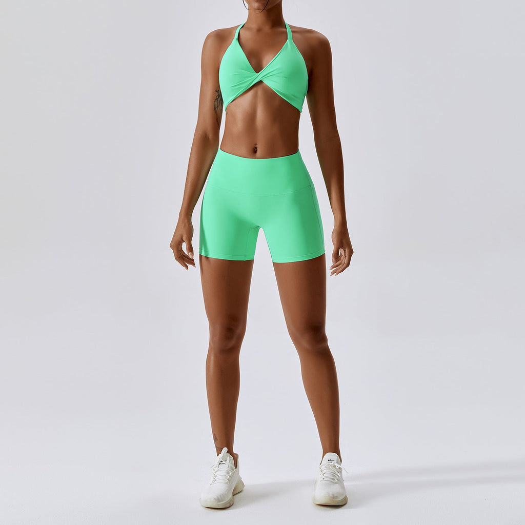 Ibiza Twist Bra Top & Shorts Set
