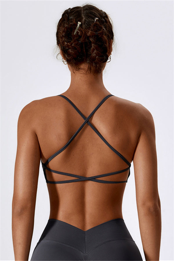 The Nova Luxe Sports Bra Deep Grey