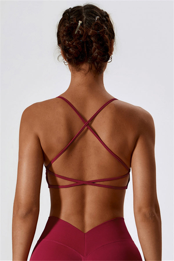 The Nova Luxe Sports Bra Terracotta